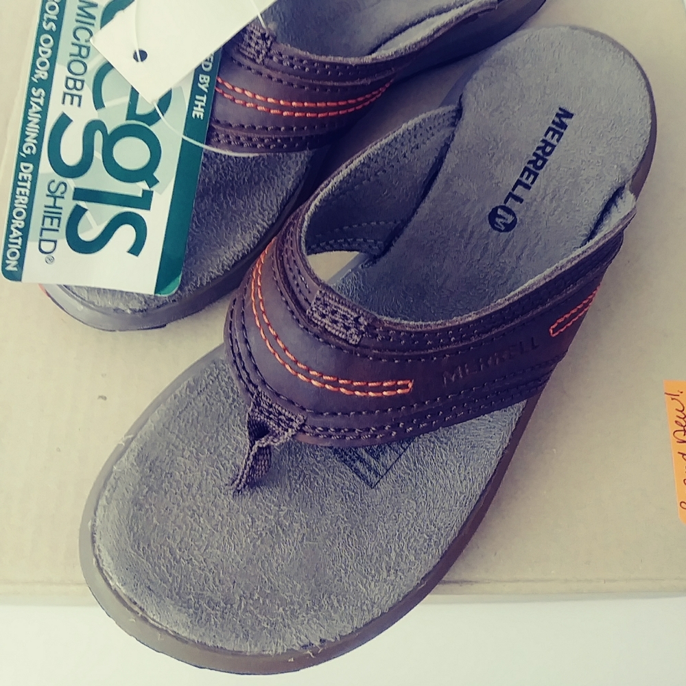 New Kids Merrell Side Kick Flip Size 12